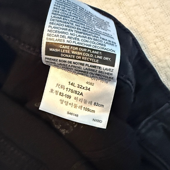 Denizen Black Jeans Size 14 - Picture 3 of 3